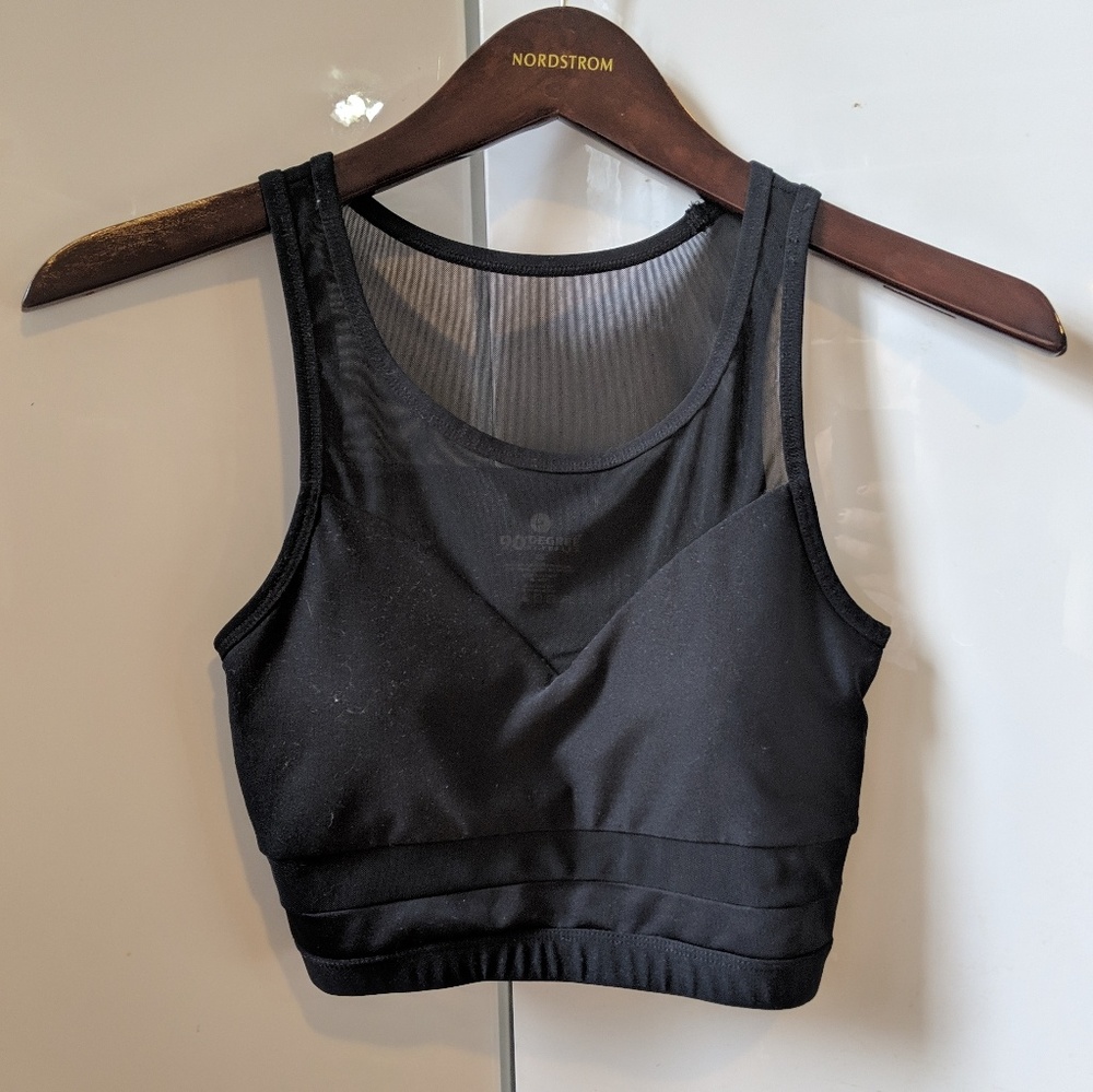 Black mesh sports bra - 90 degree by reflex